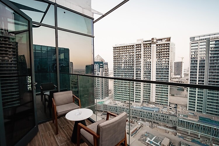 Luxury King Room with Balcony:Canal View at Ramee Dream Hotel Downtown - Photo 1